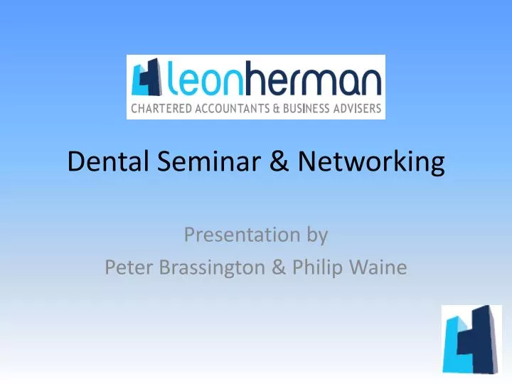 dental seminar networking