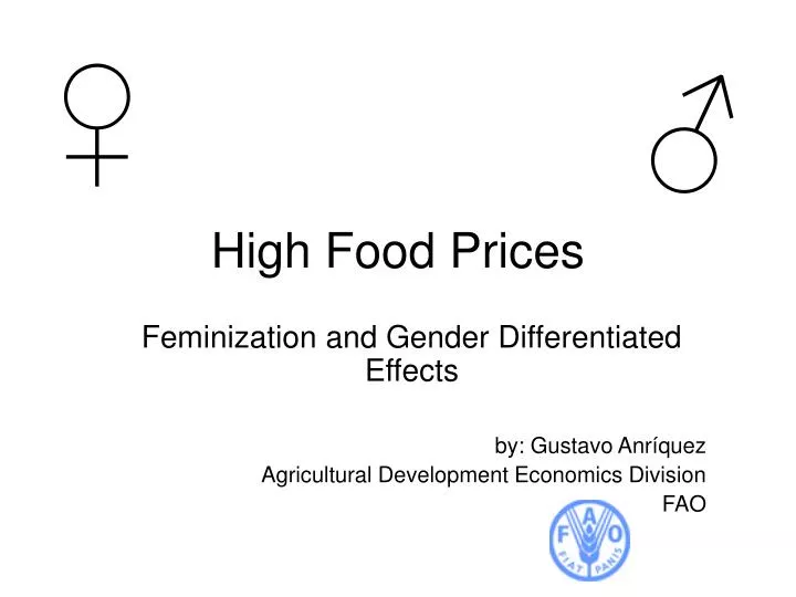 high food prices