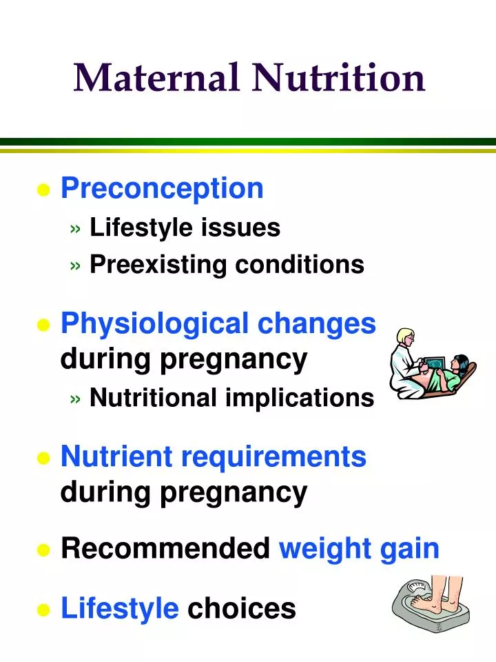 maternal nutrition