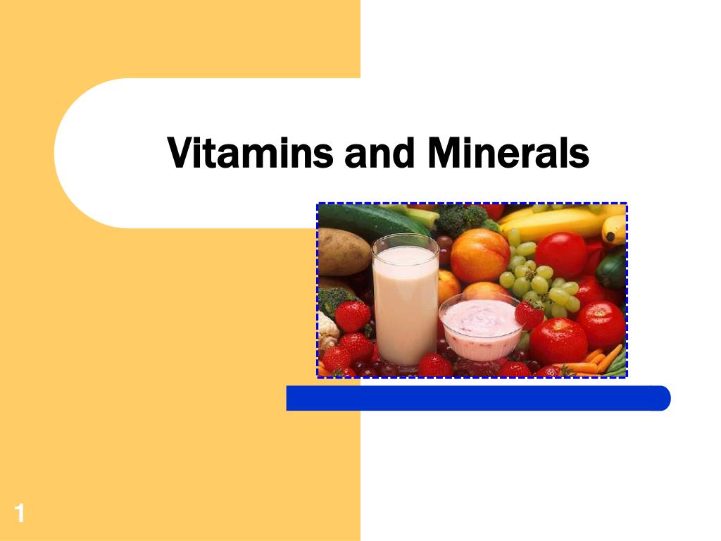 PPT - Vitamins and Minerals PowerPoint Presentation, free download - ID ...