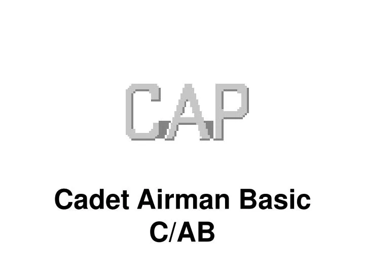 cadet airman basic c ab