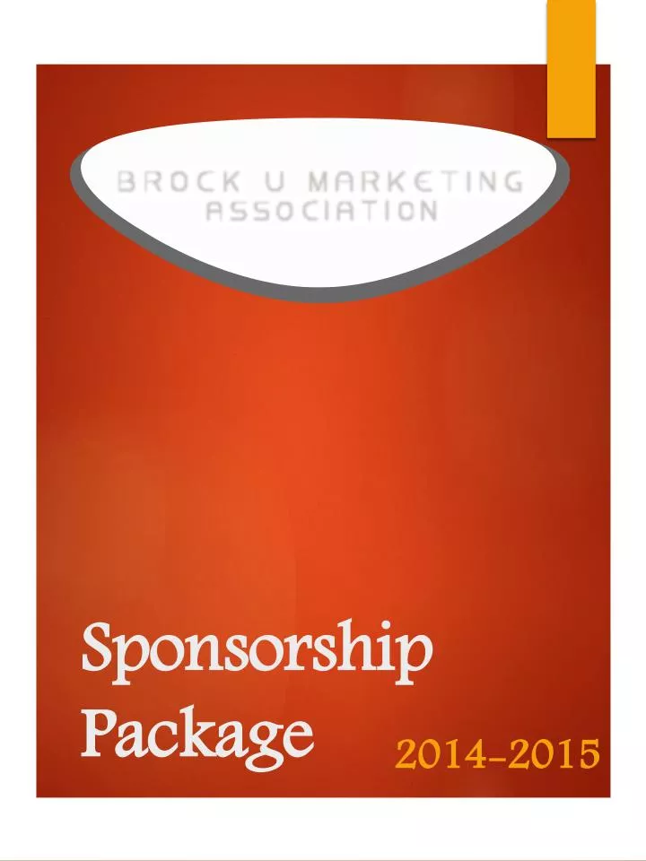 sponsorship package