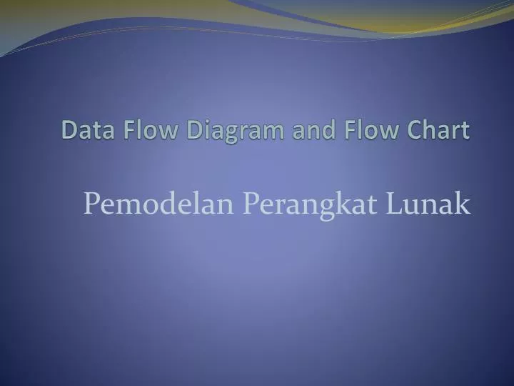 data flow diagram and flow chart
