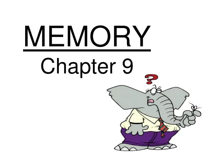 memory chapter 9
