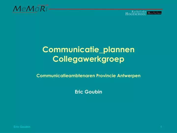 communicatie plannen collegawerkgroep communicatieambtenaren provincie antwerpen