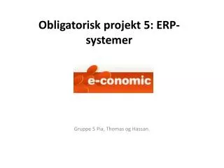 obligatorisk projekt 5 erp systemer