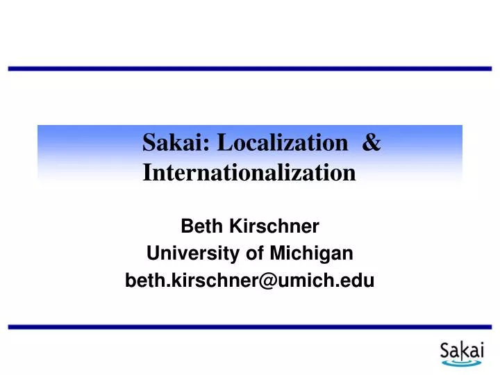 sakai localization internationalization