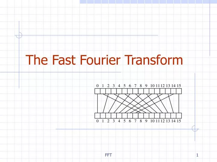 the fast fourier transform