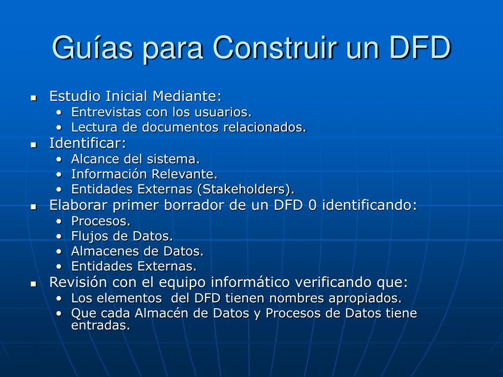 PPT - Guías para Construir un DFD PowerPoint Presentation, free ...