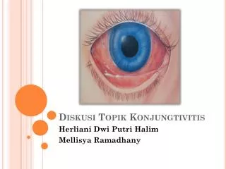 diskusi topik konjungtivitis