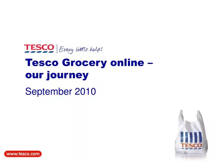 tesco grocery online our journey september 2010