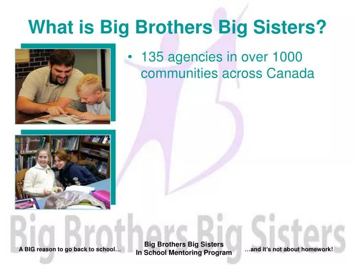 what is big brothers big sisters