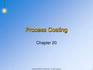 Process Costing