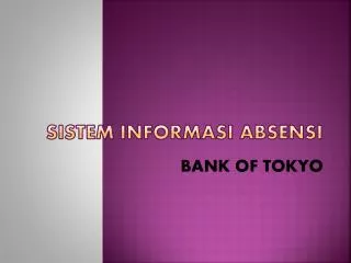 sistem informasi absensi
