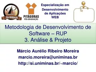 metodologia de desenvolvimento de software rup 3 an lise projeto