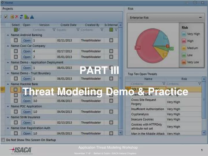 part iii threat modeling demo practice