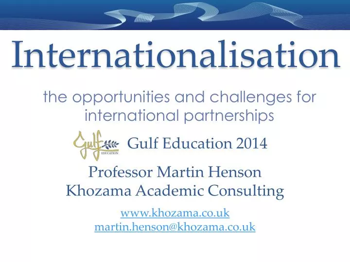 internationalisation