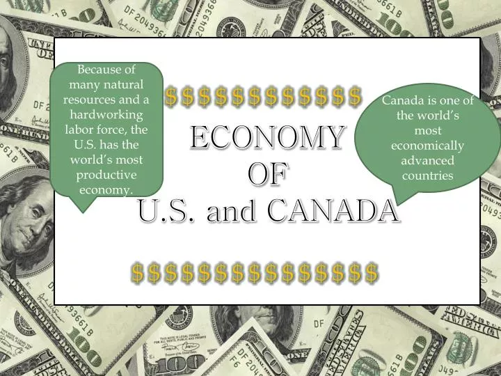 economy of u s and canada