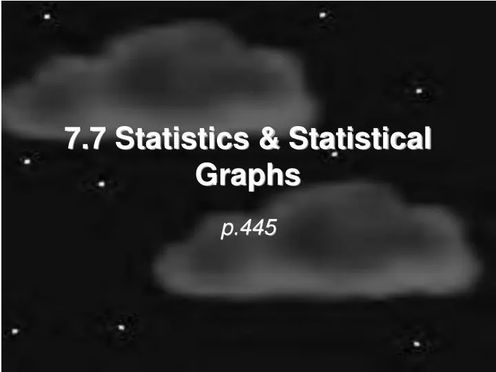 7 7 statistics statistical graphs
