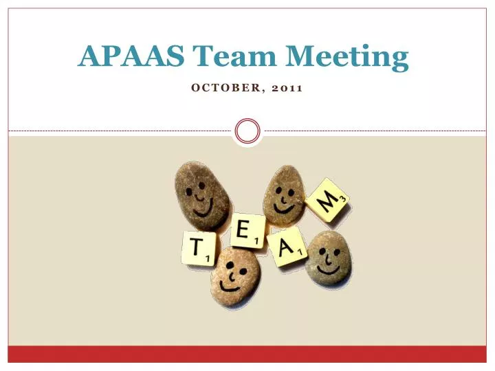 apaas team meeting