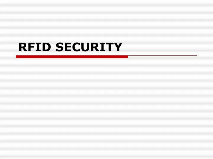 rfid security