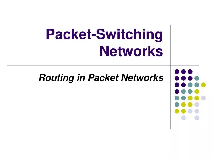 packet switching networks