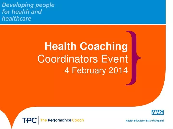 health coaching coordinators event 4 february 2014
