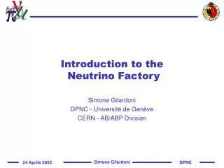 Introduction to the Neutrino Factory