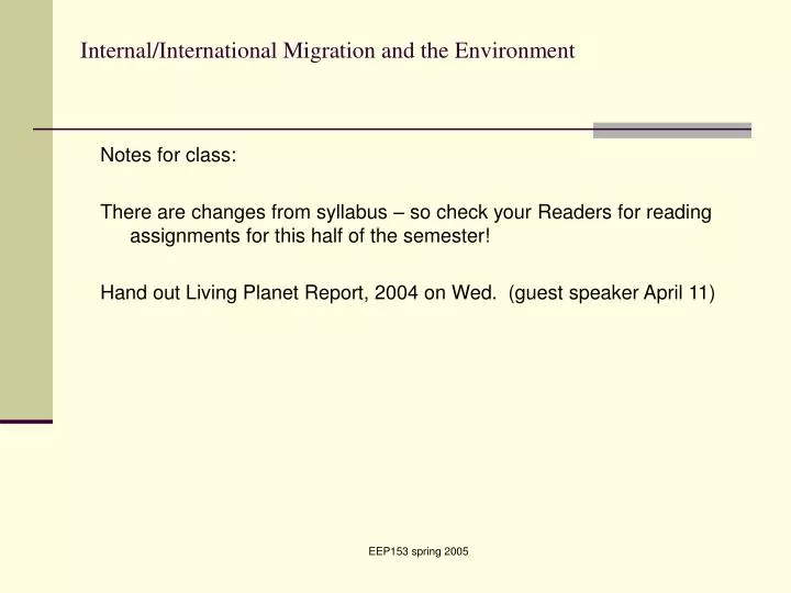 internal international migration and the environment