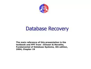 database recovery