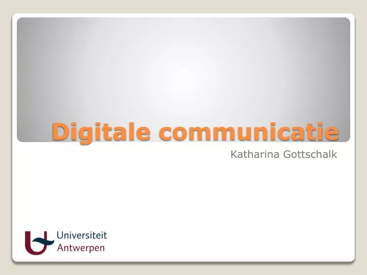 digitale communicatie