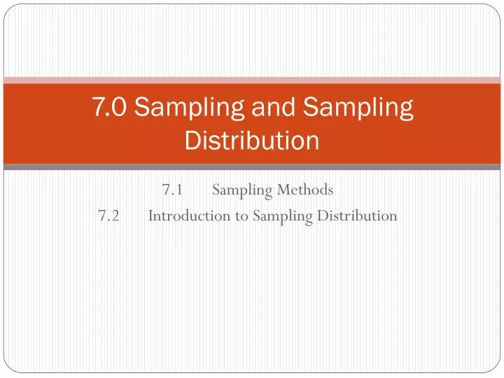 7 0 sampling and sampling distribution