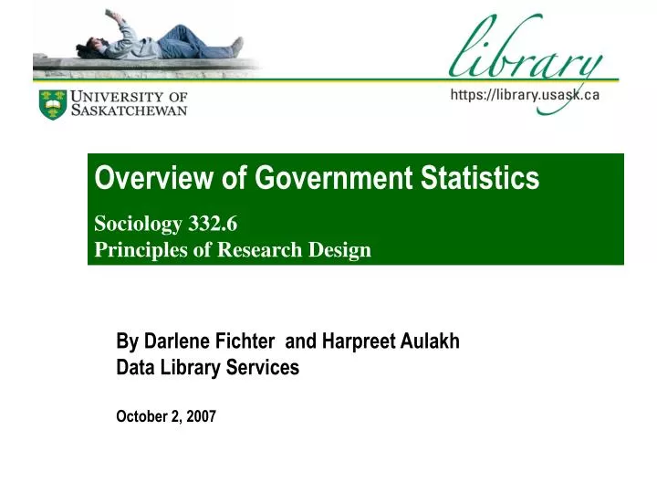 by darlene fichter and harpreet aulakh data library services october 2 2007
