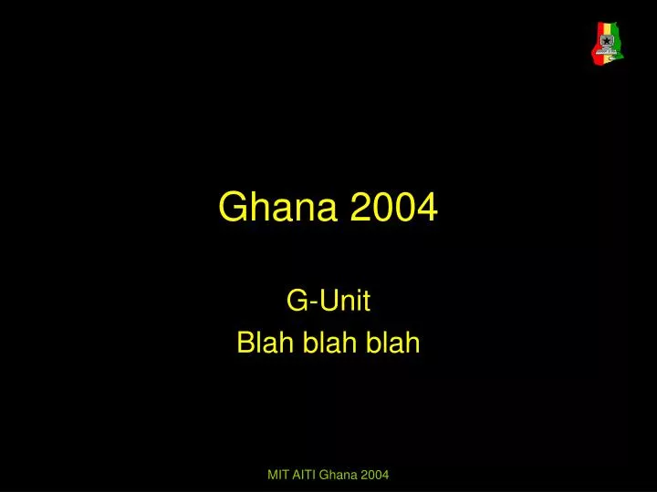 ghana 2004