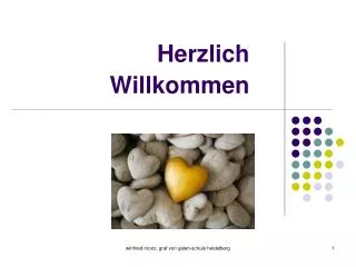 herzlich willkommen