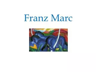 franz marc