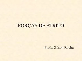 for as de atrito
