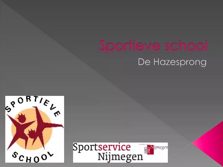 sportieve school
