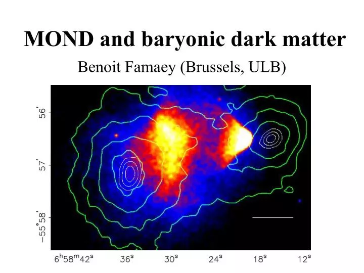 mond and baryonic dark matter