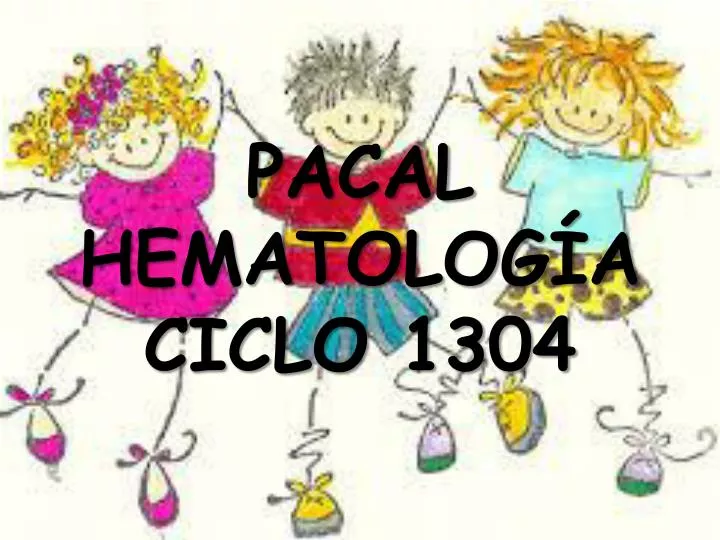 pacal hematolog a ciclo 1304