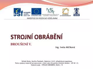 strojn obr b n