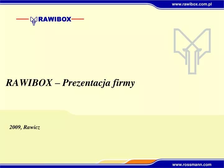 r awibox prezentacja firmy