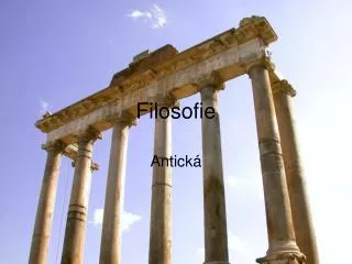 filosofie