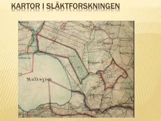 kartor i sl ktforskningen