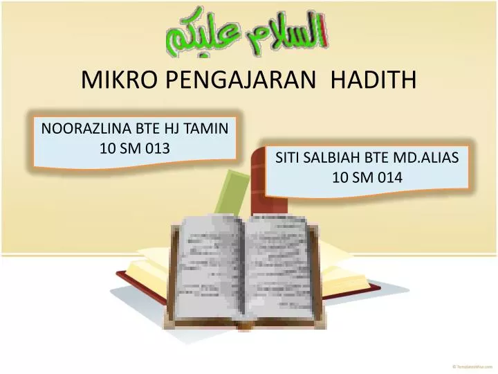 mikro pengajaran hadith