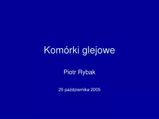 kom rki glejowe