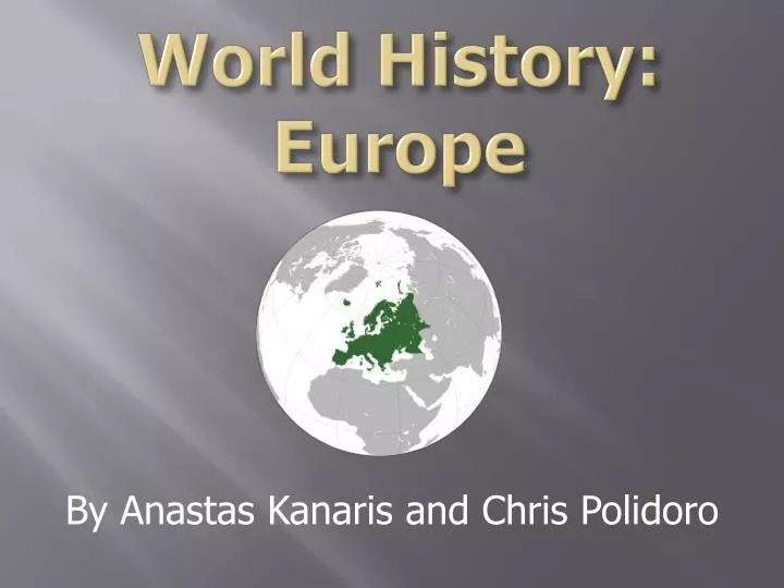 world history europe