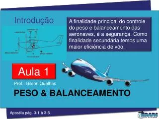 peso balanceamento