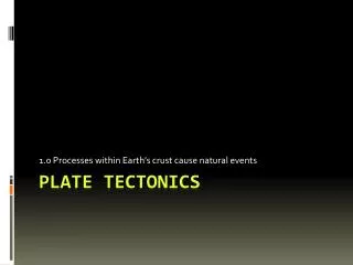 Plate Tectonics