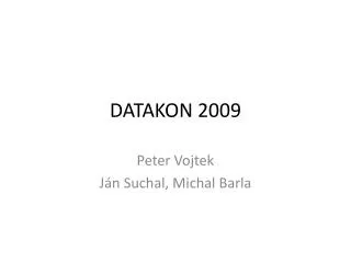 datakon 2009